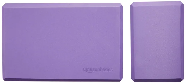 Amazon Basics 泡棉瑜伽磚兩件裝｜莓紫色｜商品實物照片3